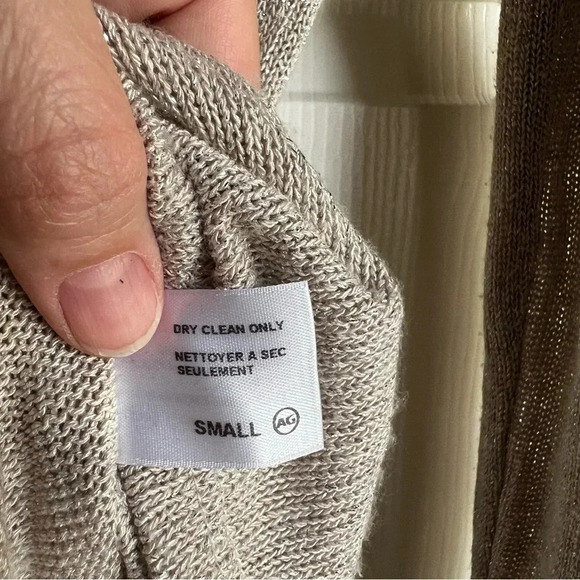 AG by Adriano Goldschmied Long Sleeve Scoop neck sparkle sweater - Picture 5 of 8